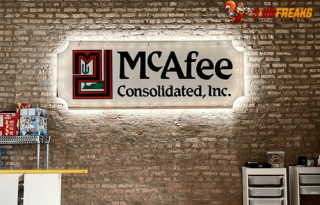 McAfee - Interior Wall Sign
