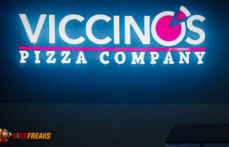 Viccino’s Pizza_Front-illuminated Channel Letters