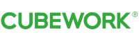 Cubework logo used in SignFreaks commercial signage portfolio.
