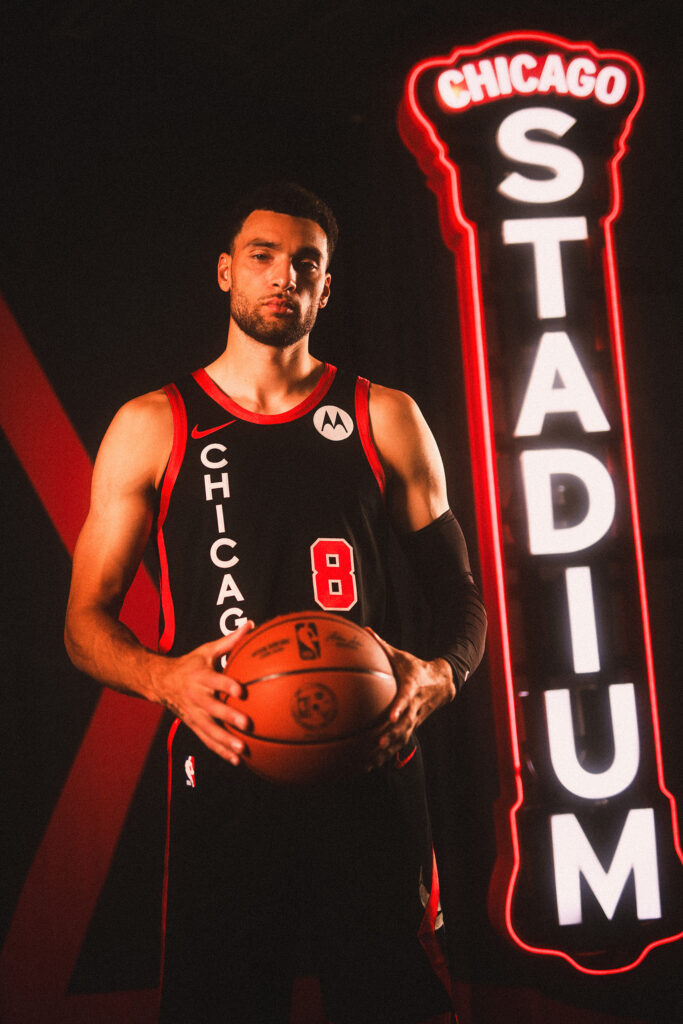 Channel letters for Chicago Stadium by SignFreaks, promoting sports venue.