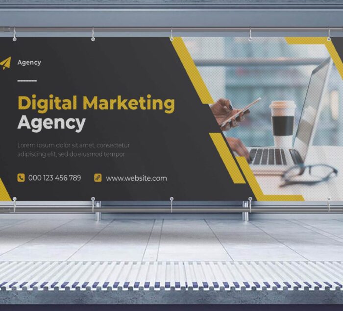 Mesh banners in Chicago by SignFreaks, ideal for construction sites and promotions.