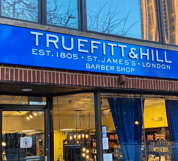 Truefitt & Hill - SignBoard Chicago_SignFreaks