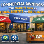 Explore our Commercial Awnings Guide covering design, benefits, materials, and installation to elevate your storefront branding.