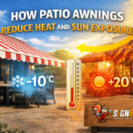 Learn how patio awnings help reduce heat, improve comfort, block UV rays, and lower energy costs. Explore patio awning cost and installation insights.