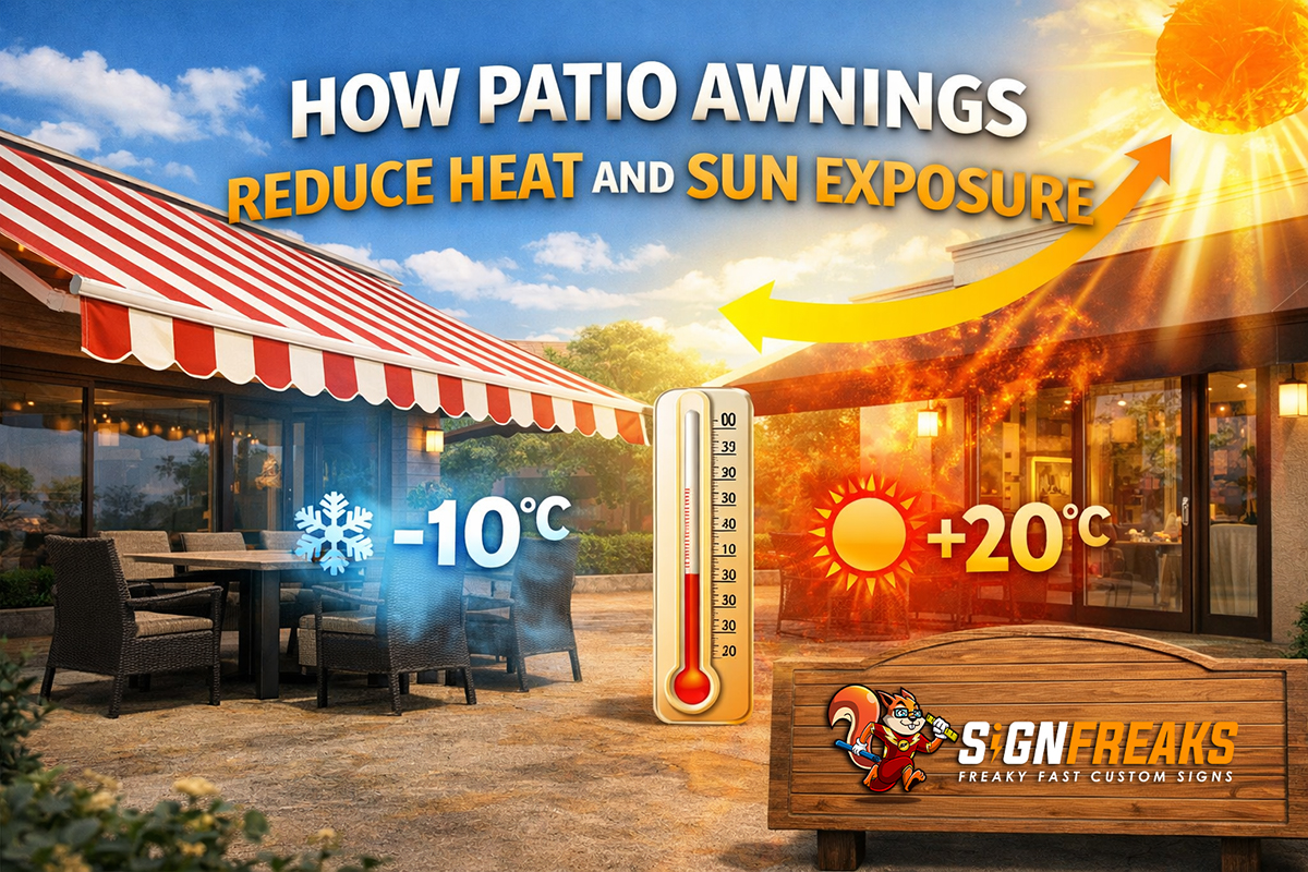 Learn how patio awnings help reduce heat, improve comfort, block UV rays, and lower energy costs. Explore patio awning cost and installation insights.