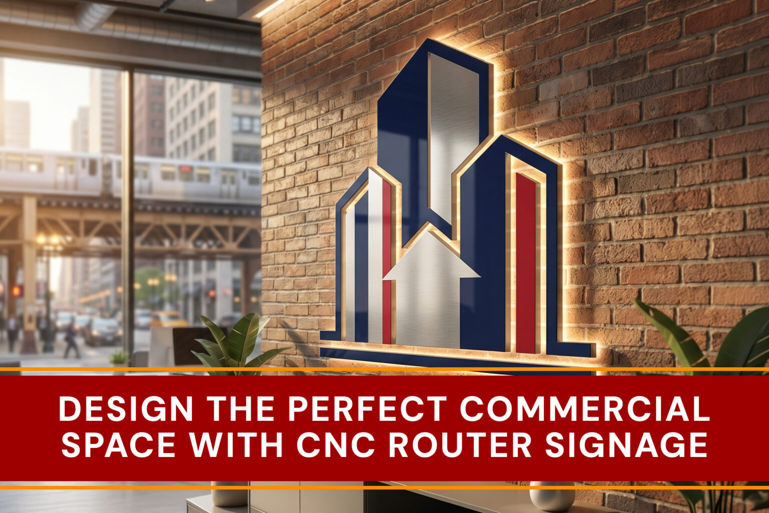 CNC Router Signs for Commercial Business | Custom Sign Design