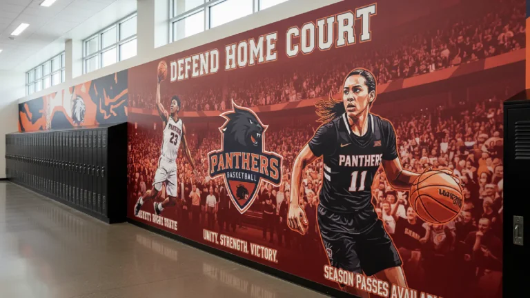 College Wall Wrap Chicago, built and installed by SignFreaks