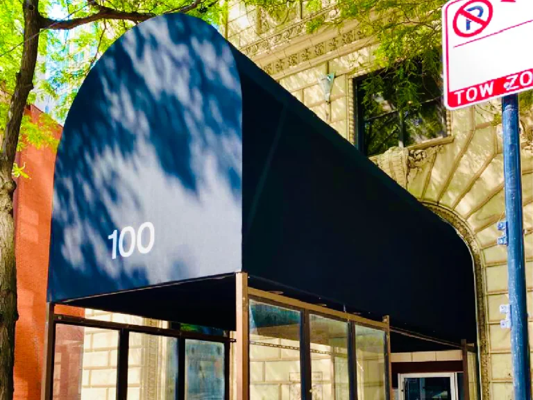Commercial Entrance Canopies Chicago, built and installed by SignFreaks