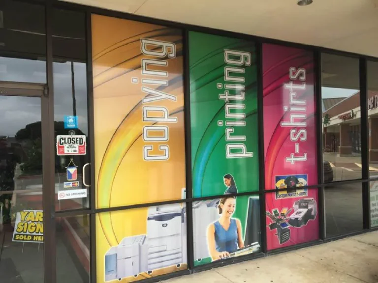 Custom Window Wraps Chicago, built and installed by SignFreaks