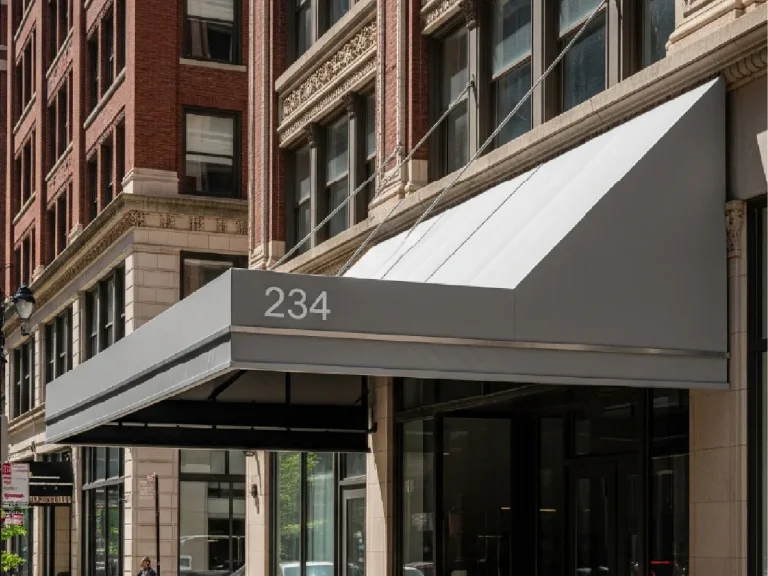 Entrance Canopies Chicago, built and installed by SignFreaks