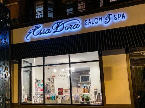 Essa Dora Channel Letters Chicago, built and installed by SignFreaks