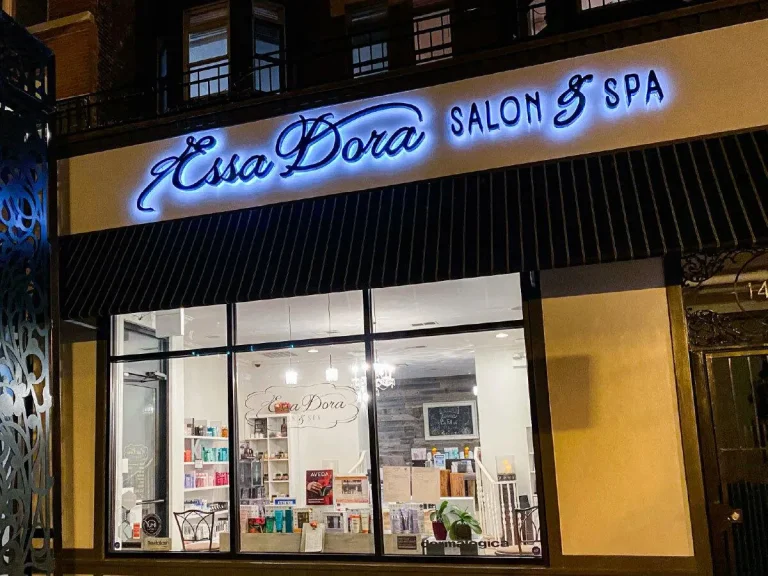 Essa Dora Channel Letters Chicago, built and installed by SignFreaks