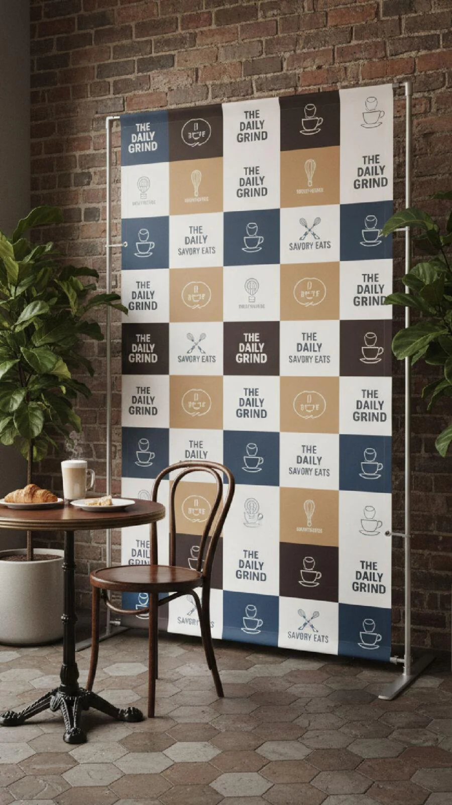Header Pages Step Repeat Banners in Chicago, built and installed by SignFreaks