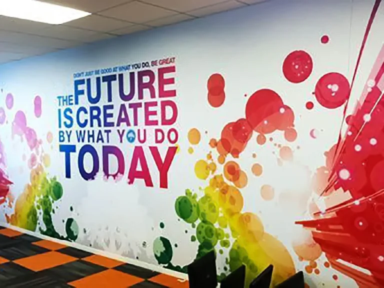 Indoor Wall Wraps Chicago, built and installed by SignFreaks