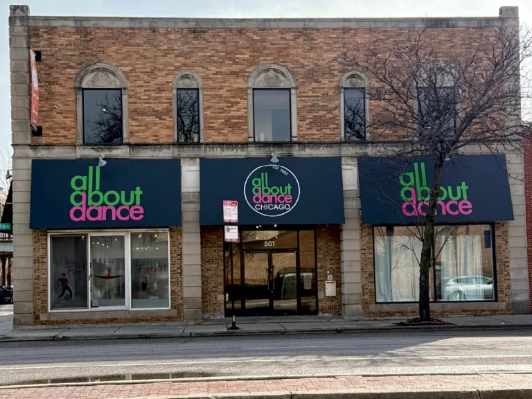 Its All About Dance Awnings Chicago, built and installed by SignFreaks