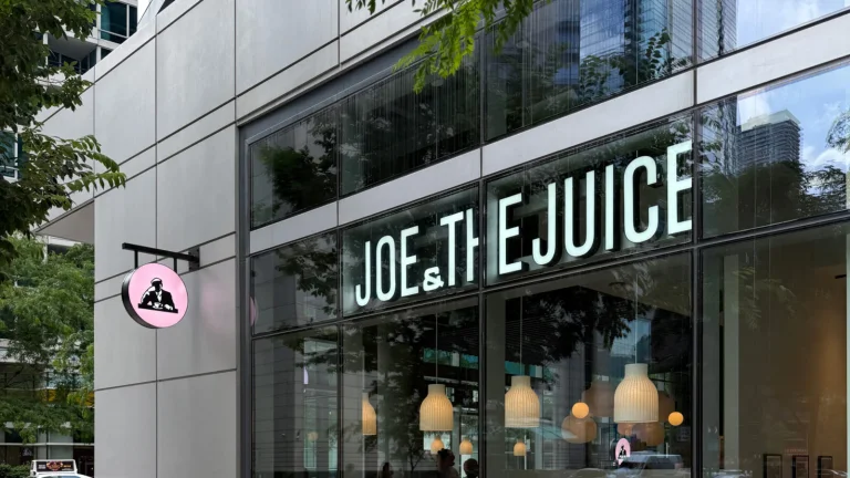 Joe The Juice Channel Letters Chicago, built and installed by SignFreaks