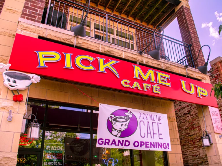 Pick Me Up Sign Boards Chicago, built and installed by SignFreaks