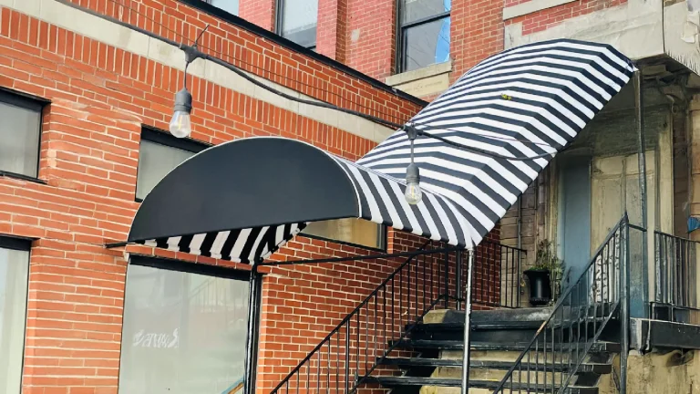 Residential Entrance Canopy Chicago, built and installed by SignFreaks