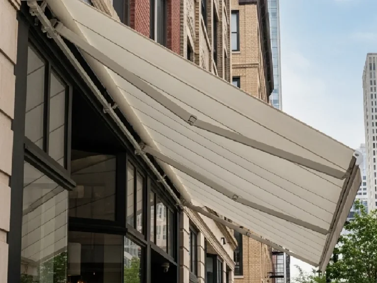 Retractable Awning Chicago, built and installed by SignFreaks